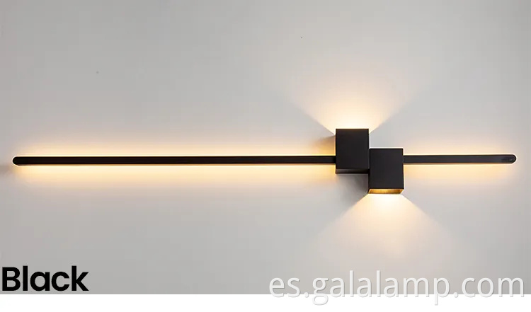 Lámpara de pared de tira minimalista, lámpara de pared de fondo, lámpara de corredor nórdico